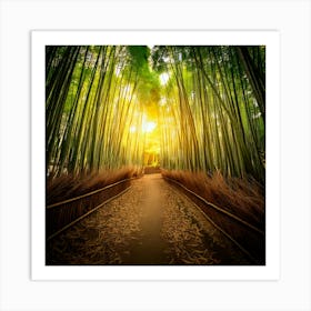 Firefly Enchanted Twilight Glow In Bamboo Forest 39314 Art Print