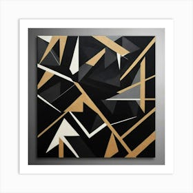 Abstract Geometric Painting Art Print