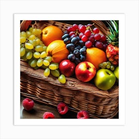 Fruit Basket 7 Art Print