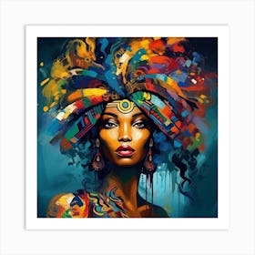 African Woman 51 Art Print