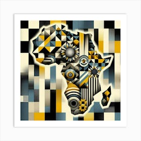 The African Palette Art Print