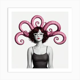 Octopus Head 5 Art Print