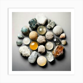 Collection Of Minerals 1 Art Print
