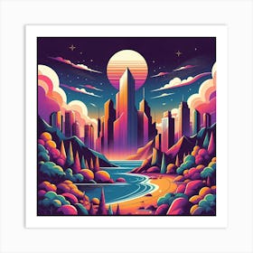 Cityscape 40 Art Print