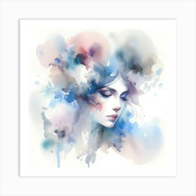 Watercolor Painting Art Print