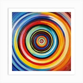 Spiral Painting Art Art Print