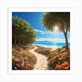 Path To The Beach 7 Art Print