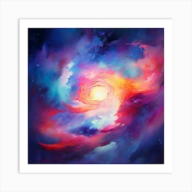 Galaxy Painting 7 Art Print