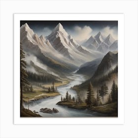 'River Valley' Art Print