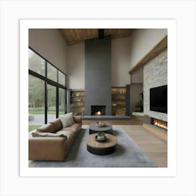 Modern Living Room 33 Art Print