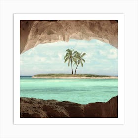 Cave Stock Videos & Royalty-Free Footage Art Print