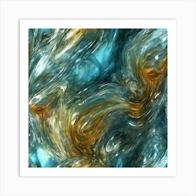 Abstract Glass Art Art Print