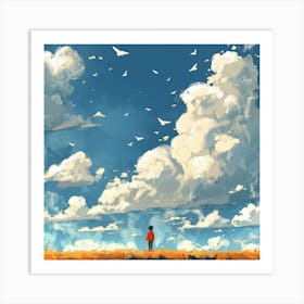 Infinite Skies I Art Print