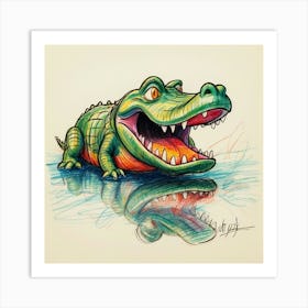 Alligator 5 Art Print