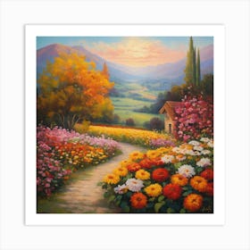 Garden Path Art Print