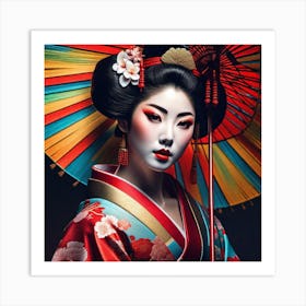 Geisha 163 Art Print