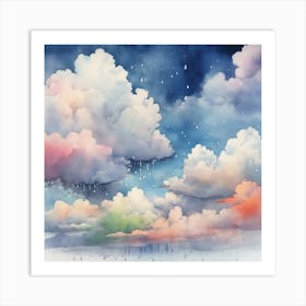 Rain Clouds Art Print