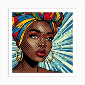 Yetunde Pop African Woman Art Print