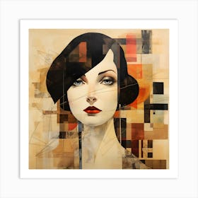 Deco Woman 1 Art Print