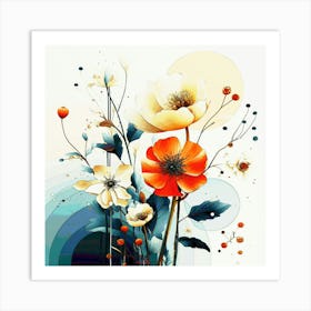 Beautiful Floral Composition Art Print