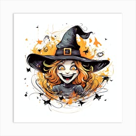 Halloween Witch 1 Art Print