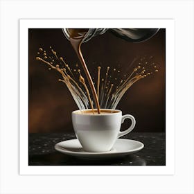 Coffee Pouring 31 Art Print