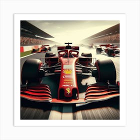Ferrari F1 Art Print