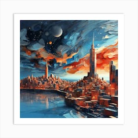 Cityscape Art Print