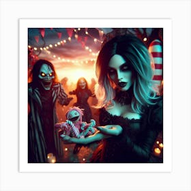 Spooky Night Art Print