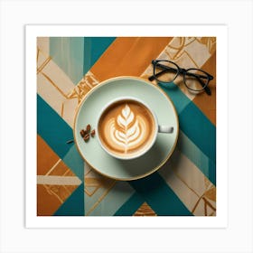 Coffee Latte Art 50 Art Print