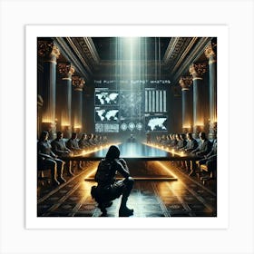 The Puppet Masters Episode6 Zoya And Council 1024x1024 Art Print