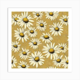 Field of Daisies Art Print