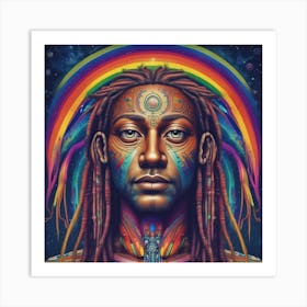 Rainbow Man 2 Art Print