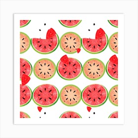 Watermelon Pattern 5 Art Print