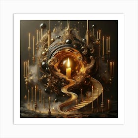 Dream Of A Candle Art Print