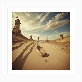 Desert Landscape 4 Art Print