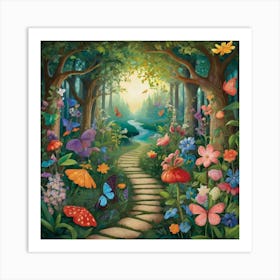 Fairy Garden 4 Art Print