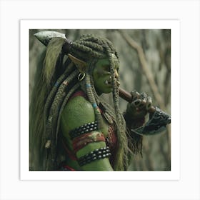 Orc Warrior Art Print