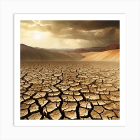 Dry Desert 3 Art Print