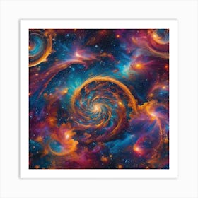 Galaxy, Space Art Print