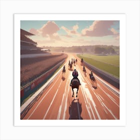 Horse Race 26 Art Print