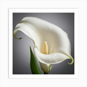 White Calla Lily 1 Art Print