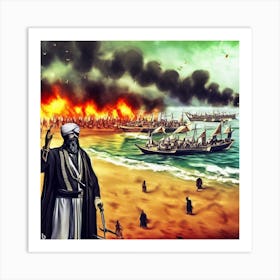 Sultan Abd Al-Aziz Art Print