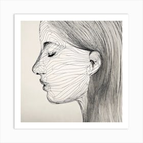 Portrait Of A Woman Art Print