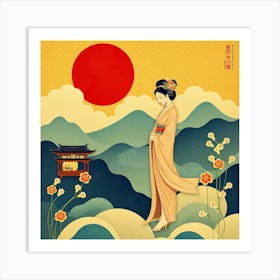 Geisha 33 Art Print