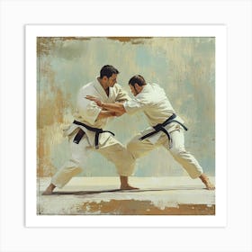 Karate 6 Art Print