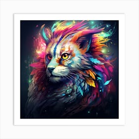 Cat Impression Art Print