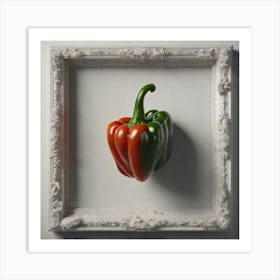 Pepper In A Frame 5 Art Print