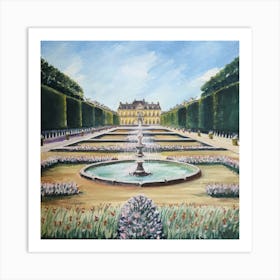 Garden In Paris Art Print