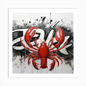 Red Lobster 1 Art Print